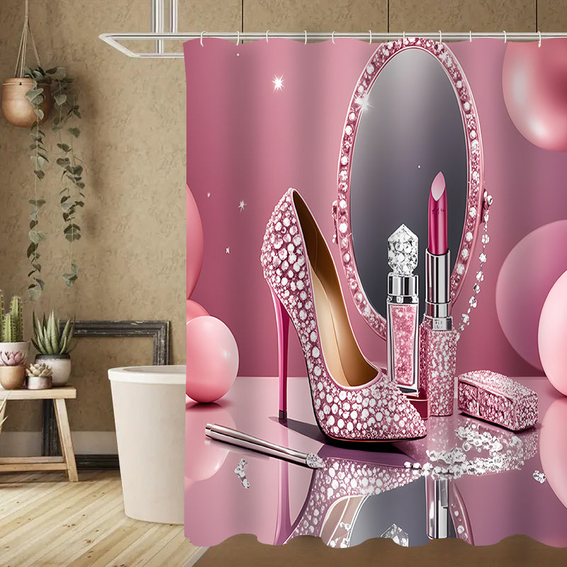 GlamPink – Juego de Baño Chic 💄👠