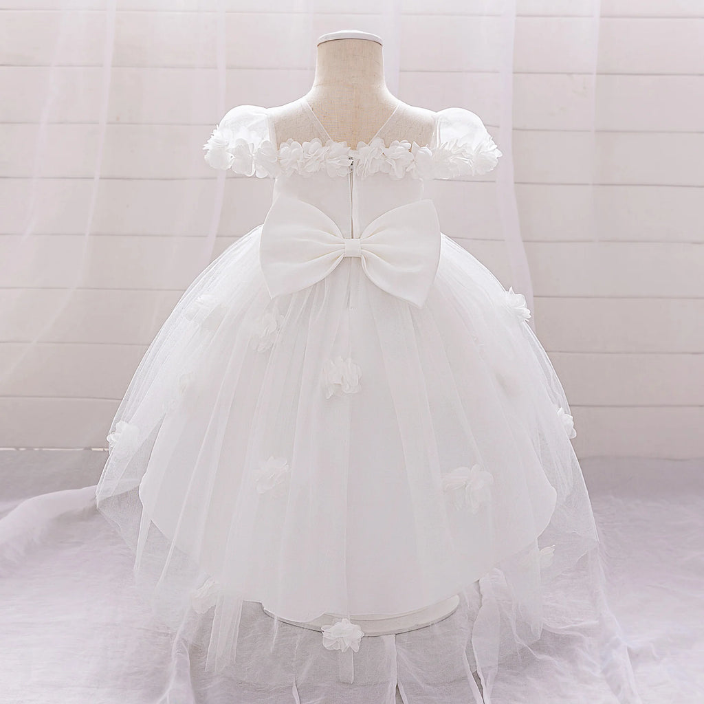 Princess Bloom – Vestido de Tul para Niña 👑🌸