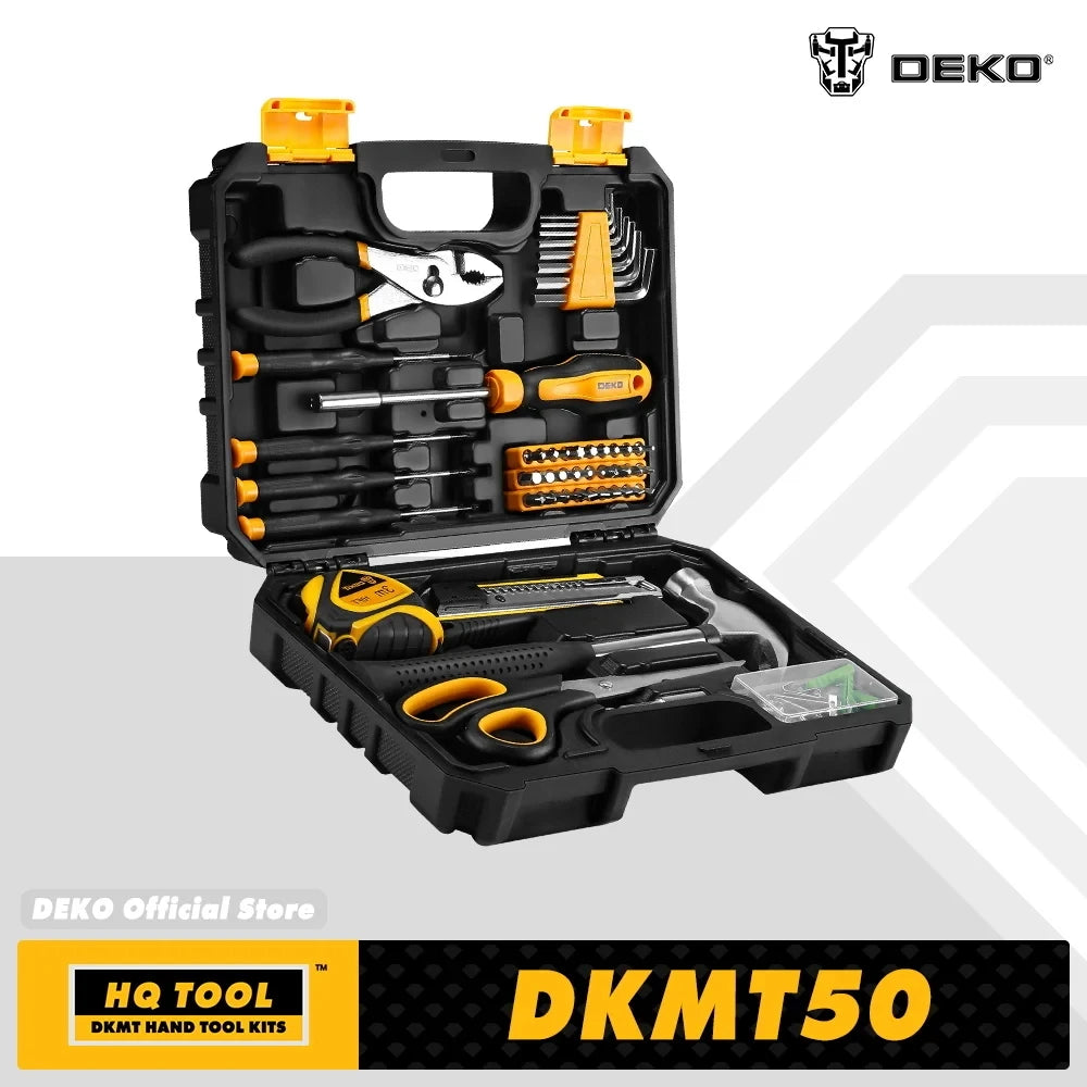 DEKO 50 Piece Home Tool Kit